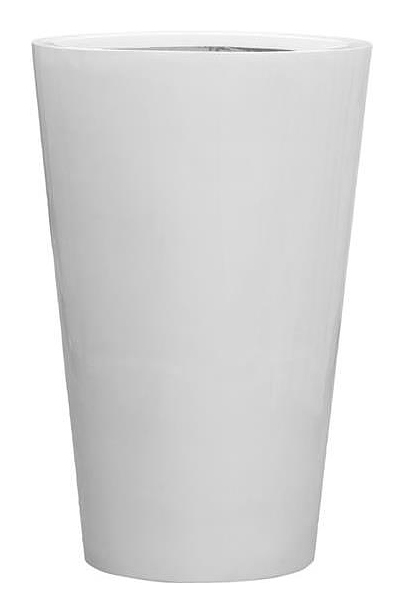 Кашпо Pottery Pots Belle (77х120 см) белый глянец