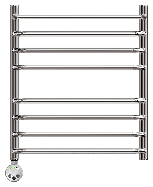 Полотенцесушитель электрический Point Нептун PN09156SPE П7 500x600 с полкой, хром