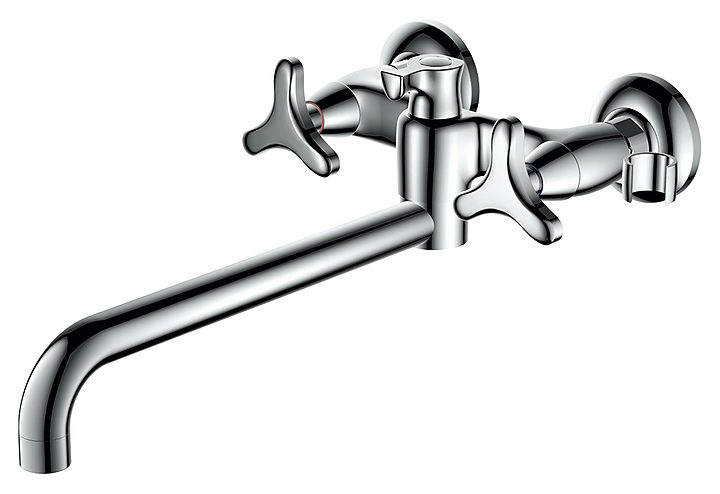 Смеситель для ванны с душем D&K Hessen Goethe DA1383341 хром