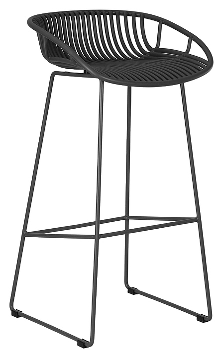 Стул барный DOBRIN 775APP-LMZL FRANK (темно-серый)