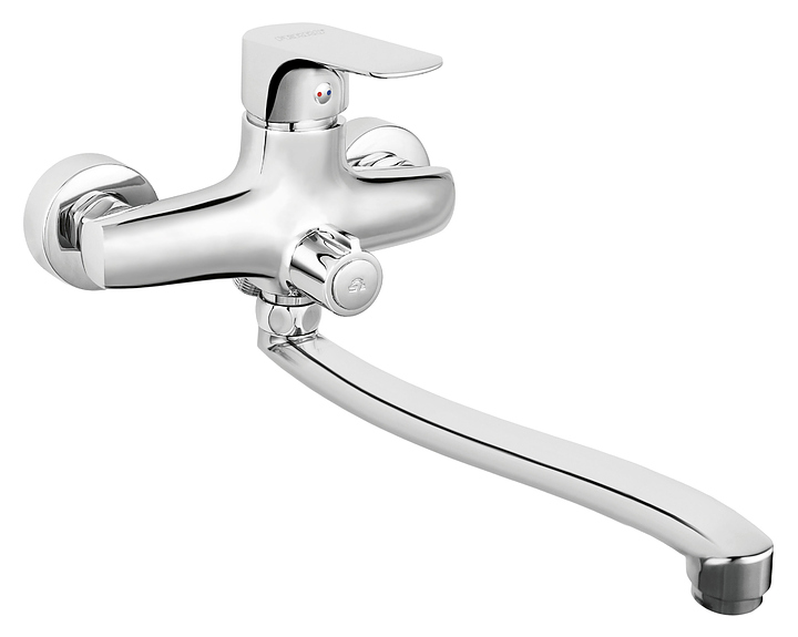 Смеситель для раковины / ванны настенный FERRO TIGA BTG5A хром