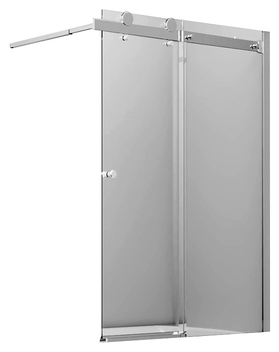 Шторка для ванны Ambassador Bath Screens 16041116 100х140 см, раздвижная