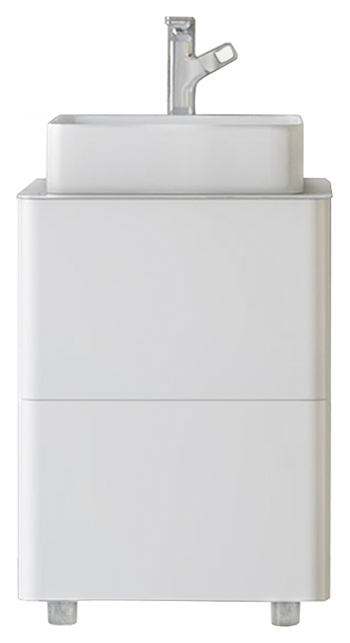 Тумба под раковину Raval Pure 56 белая, напольная