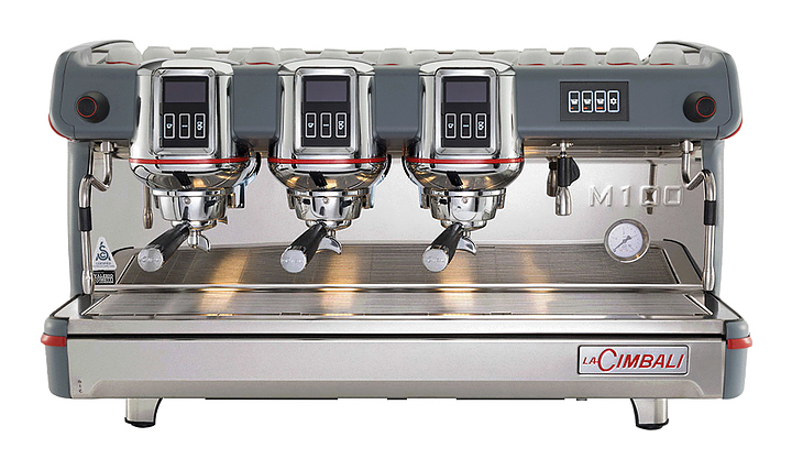 Кофемашина La Cimbali M100 ATTIVA HDA DT/3 (OLED-дисплей + 3 кнопки) низкие группы