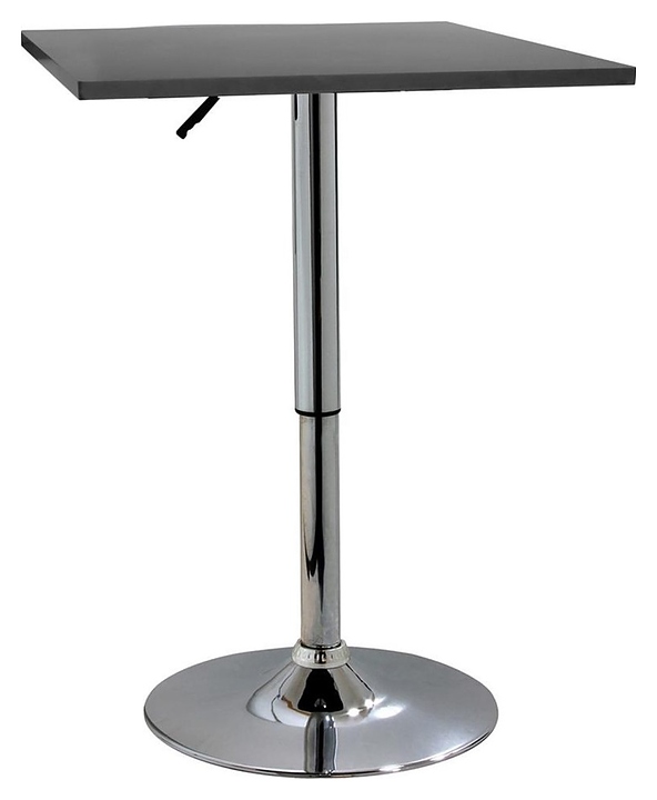 Стол барный Hesby Serene Synchrony (МДФ / металл) черный / хром