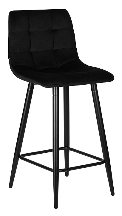 Стул полубарный DOBRIN 8078-1-LML OLIVIA (черный)