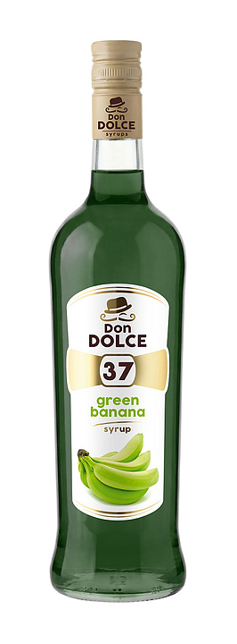 Сироп Don Dolce 75633 Зеленый банан 1 л (бутылка стекло)