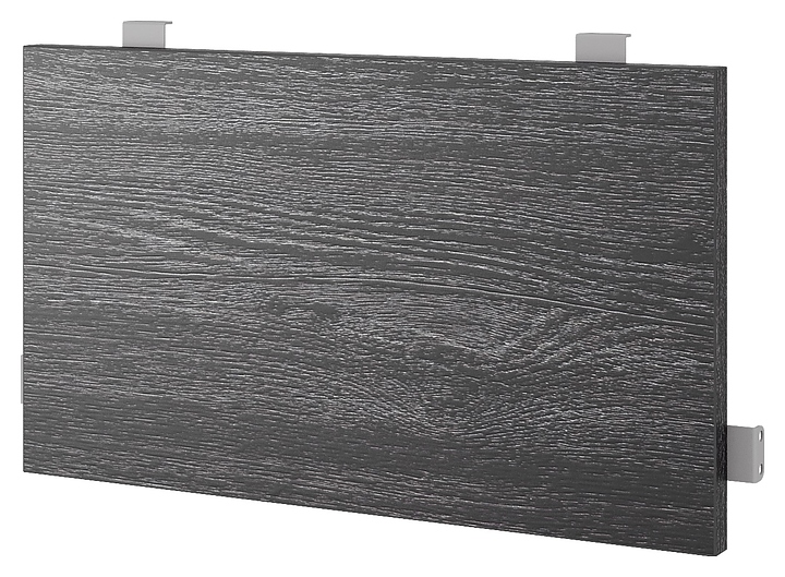 Нижний боковой подвесной экран КОБОР EN2-160 aluminum/glazed (ЛДСП)