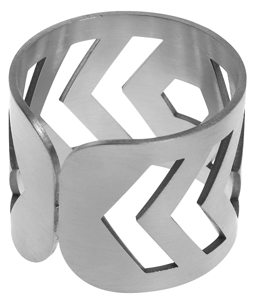Кольцо Luxstahl для салфеток 40 мм стрелка, нерж.сталь