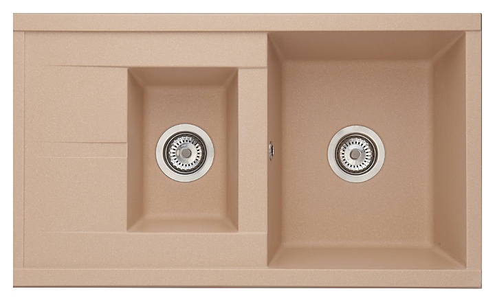 Кухонная мойка AQUATON Делия 1A716232DE260 87 латте