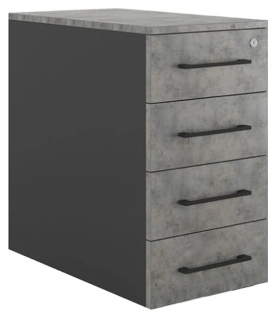 Тумба приставная КОБОР TS4-40/70 black/chicago