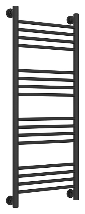 Полотенцесушитель водяной Сунержа Богема+ 100x40 см с прямой перемычкой, темный титан муар