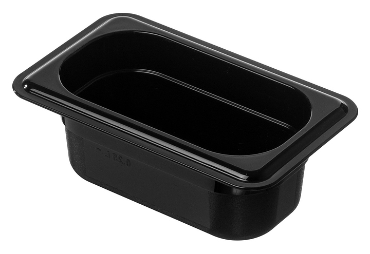 Гастроемкость Gastroplast 79784 GN 1/9-65 (176х108х65) 0.5 л поликарбонат, черный