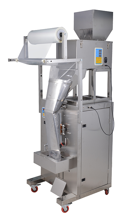 Фасовочно-упаковочная машина Hualian DXDK-1000 NEW (пакет подушка, ширина пленки 300 мм, фотодатчик)