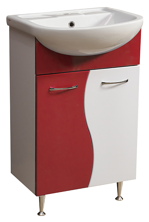 Тумба напольная Stella Polar Колор-1 55 SP-00000194, красная