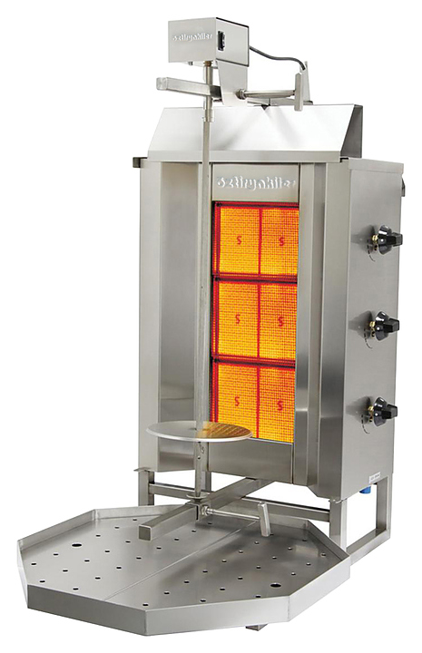 Газовый гриль для шаурмы OZTI 3GD