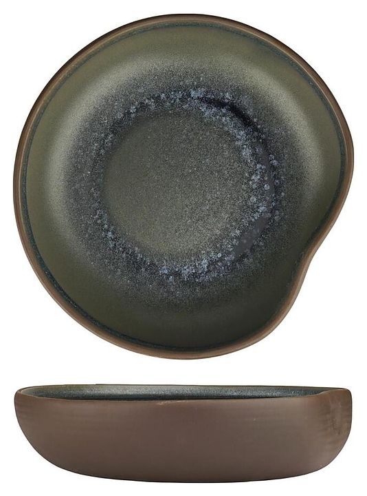 Салатник P.L. Proff Cuisine Village Purple New Taiga 23-823-2ET-AS PICTURE 580 мл 21,2х19,5 см h=4,8 cм (фарфор)