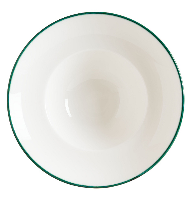 Тарелка глубокая Bonna Линеа Зеленый Гурмэ 77539 d 240 мм h 52 мм