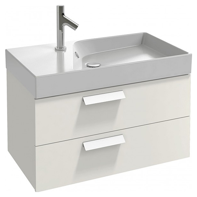 Тумба Jacob Delafon RYTHMIK EB1303-G1C 80 см, белый блестящий лак