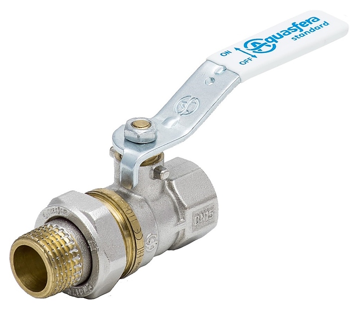 Кран шаровой Aquasfera 107-5159, ДУ 25, PN 2,5 МПа, 1