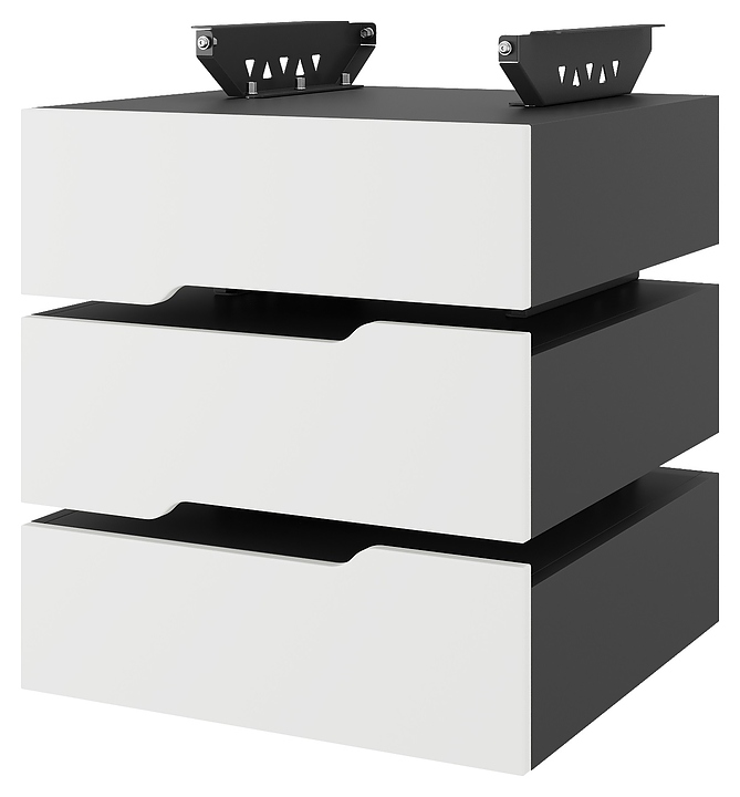 Тумба подвесная КОБОР T-3 black/premium