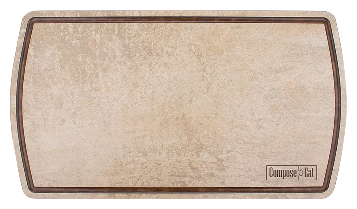 Доска сервировочная ComposeEat DSJ37210433KL6 37х21 см, порфир кремовый