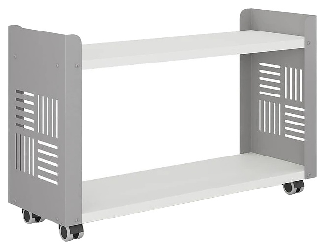 Стеллаж мобильный КОБОР SМ2-90/30 aluminum/premium