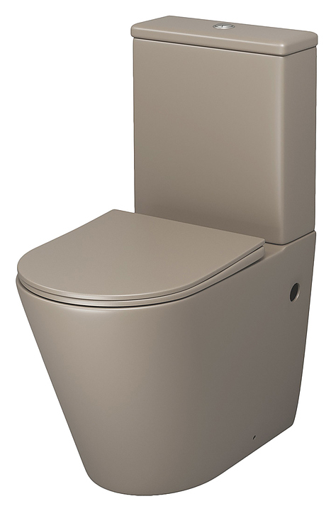 Унитаз напольный с крышкой-сиденьем Grossman Color GR-4480BRLMS светло-коричневый матовый