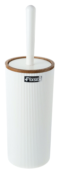 Ёршик для унитаза напольный Fixsen White Boom FX-412-5 белый