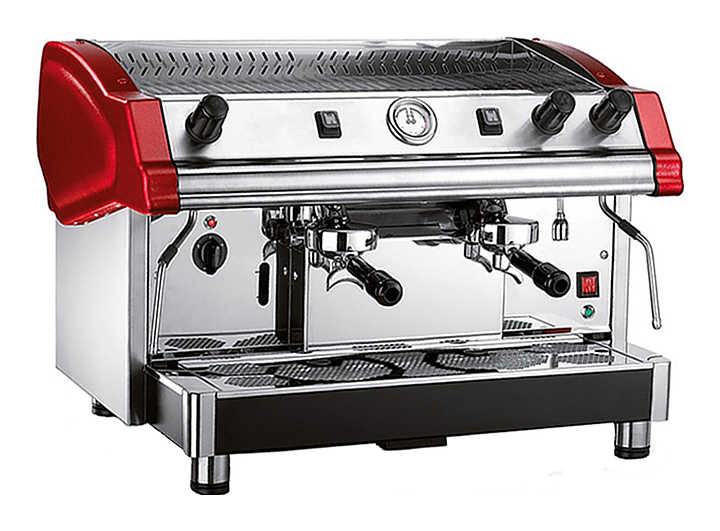 Кофемашина Royal Tecnica 2GR SB Semiautomatic Boiler 8LT красная
