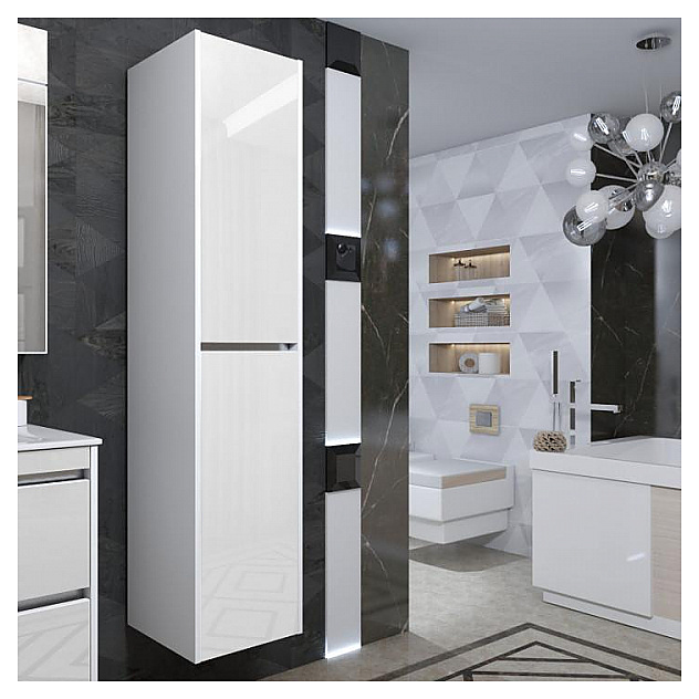 Шкаф-пенал подвесной OPADIRIS Фреш Z0000014801, универсальный, белый