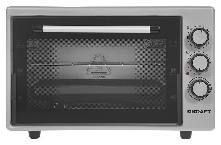 Мини-печь Kraft KF-MO 3200 GR серая