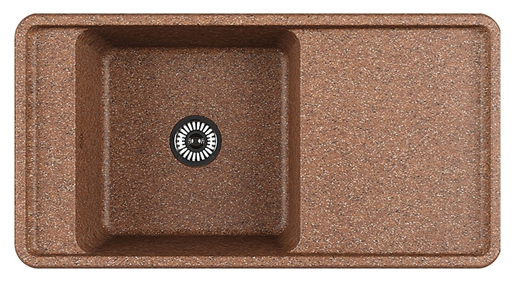 Кухонная мойка AQUATON Беллис 1A725132BS270 97 терракот