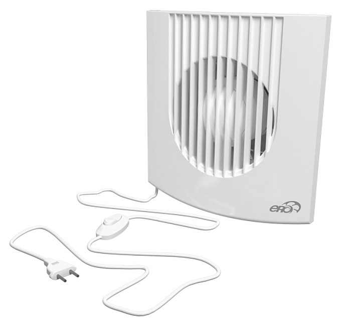 Вентилятор вытяжной ERA FAVORITE 5C-01 с обратным клапаном, сетевым кабелем и выключателем