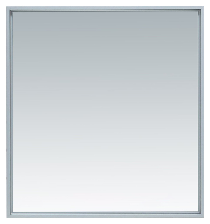 Зеркало De Aqua Алюминиум 70 70х75 см с LED подсветкой, серебро