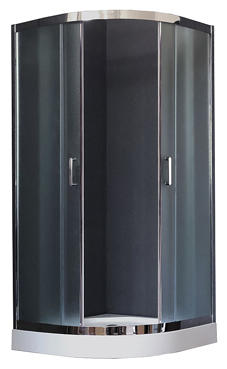 Уголок душевой Royal Bath RB 90HK-C-CH 90х90х200 см, матовое, хромированный профиль