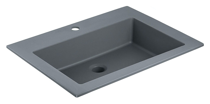 Раковина Vincea VCB-13600G 60х48 см, серая