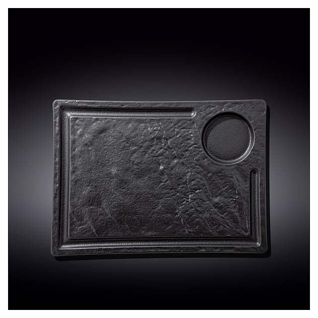 Блюдо для подачи Wilmax WL‑661148/A 325х230 мм прямоугольное (фарфор) черное