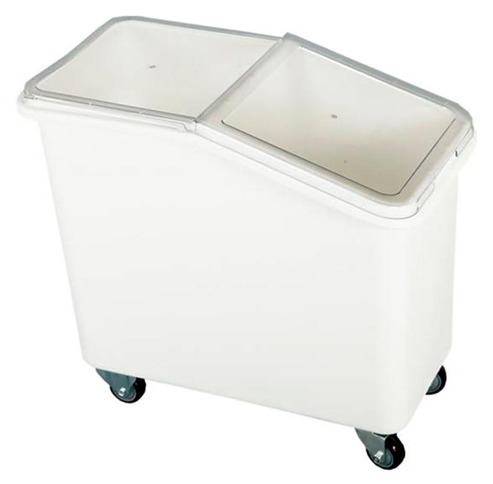 Контейнер для сыпучих продуктов Tribeca 102 л 420х720х720 мм (полиэтилен) на колесах белый