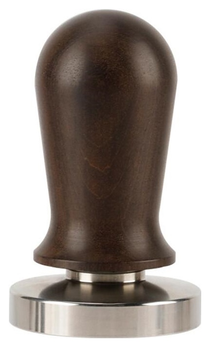 Пуш-темпер P.L. Barbossa D000852-1-wood+SS d=58 мм h=9,6 см (нерж. сталь / дерево) коричневый