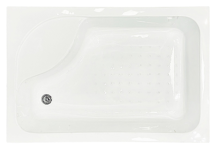 Поддон душевой в сборе Royal Bath RB8100BP-L 100х80х45 см, акрил, глубокий