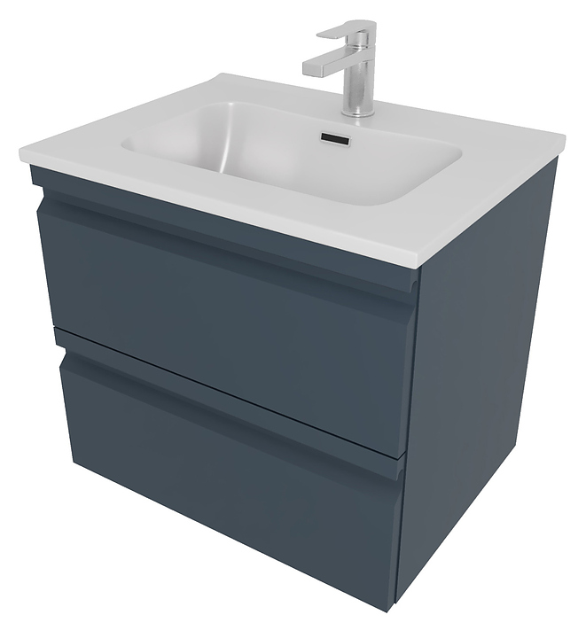 Тумба под раковину Aquatek Вега AQ77060-MG 60 см, серая матовая