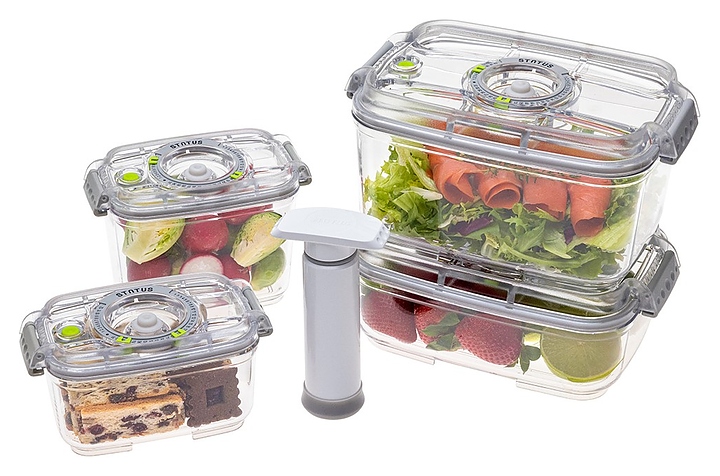 Набор вакуумных контейнеров Status VAC-REC-Smaller Full tritan 4 шт.