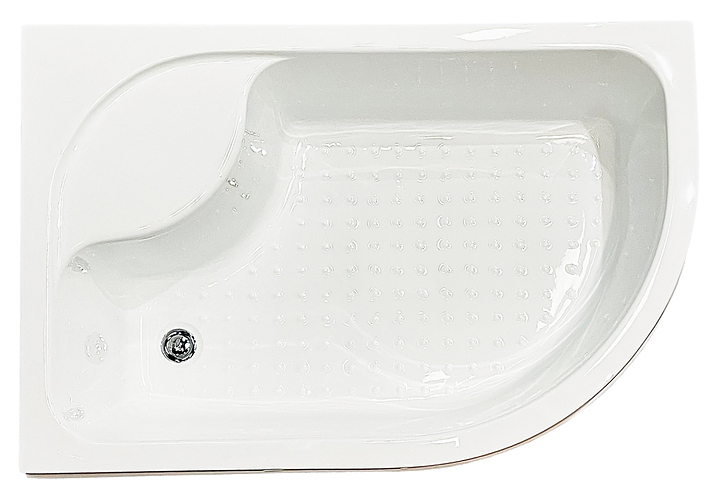 Поддон душевой Royal Bath RB8120BK-L 120х80х45 см, акрил, глубокий