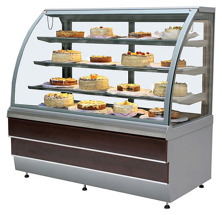 Прилавок кондитерский ES-SYSTEM K CARINA 02 1,4 вишня, золото