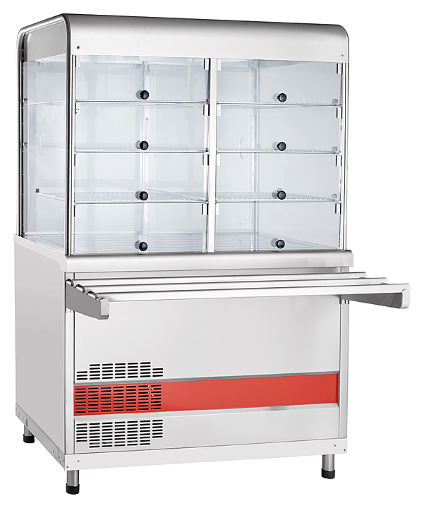 Прилавок-витрина Abat Аста ПВВ(Н)-70КМ-С-НШ кашир.