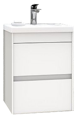 Тумба под раковину Art&Max Family-400-2C-SO-BL белый глянец