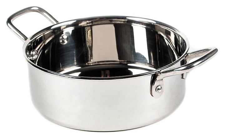 Кастрюля для подачи P.L. Proff Cuisine 73038042 / SG-80230 625 мл d=13,4 см h=5 см (нерж. сталь)