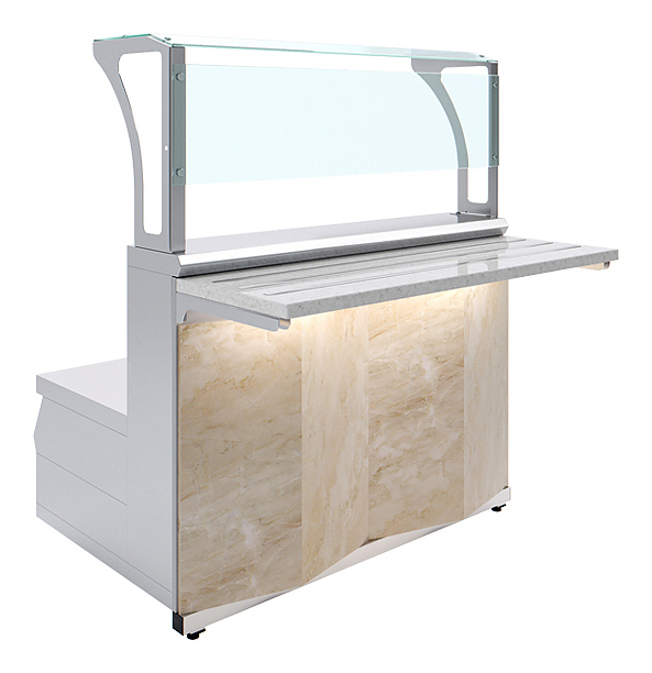 Мармит под электросупницы Luxstahl МПН (С)-1200 Premium Monolith