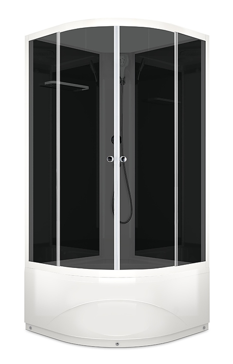 Душевая кабина без крыши Domani-Spa Eco Delight 88 high DS01EcD88HBT00 80х80 см
